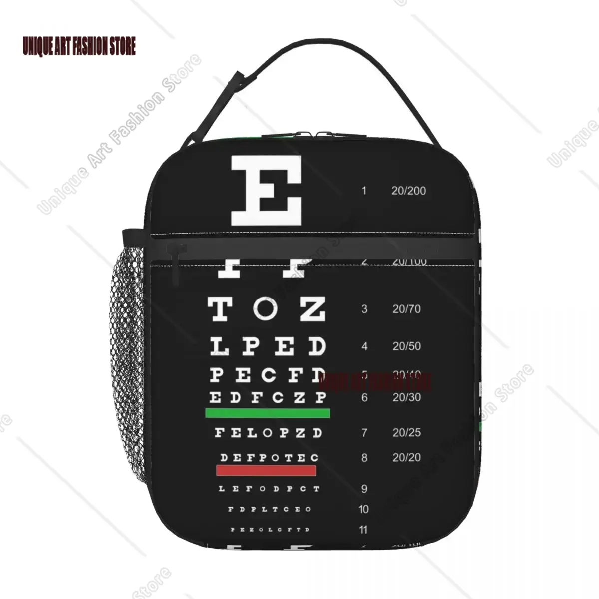Food Storage Chart - Snellen Eye Chart Test Thermal Insulated