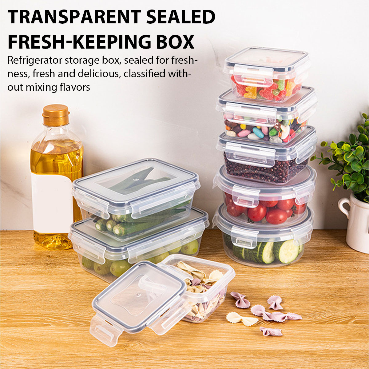 Food Storage Equipment - 24Pcs/set Food Storage Box Set Kitchen