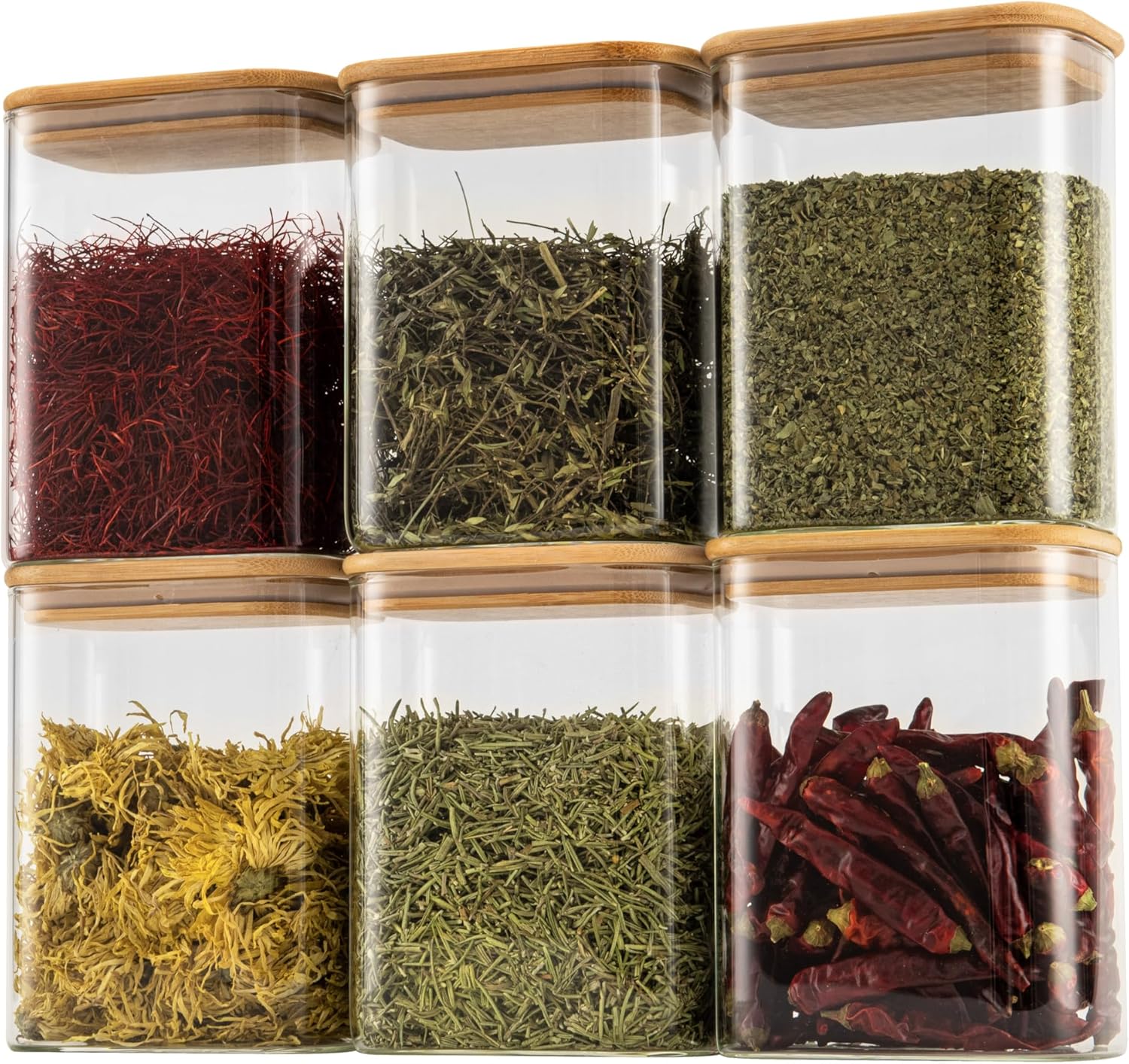Food Storage With Glass Lids - 37oz Rectangle Airtight Glass Storage Containers
