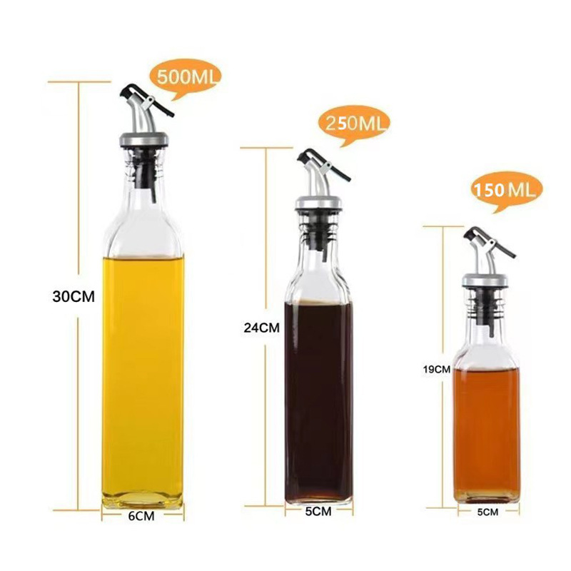 Herb Keeper Container - Kitchen Glass Oil Bottle, Multi-purpose Condiment