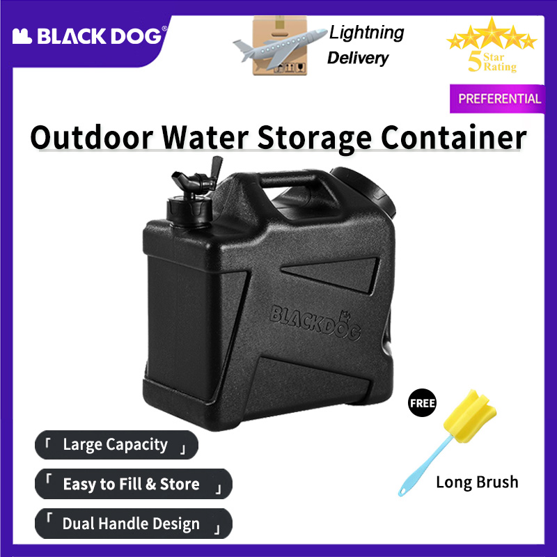 Food Storage Large Plastic Containers - BLACKDOG Large Capacity Water Storage Container,