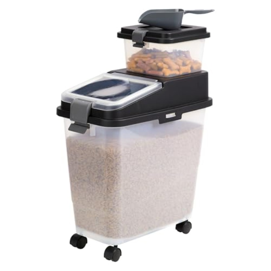 Food Storage With Scoop - 3 Piece Airtight Dog Food Storage