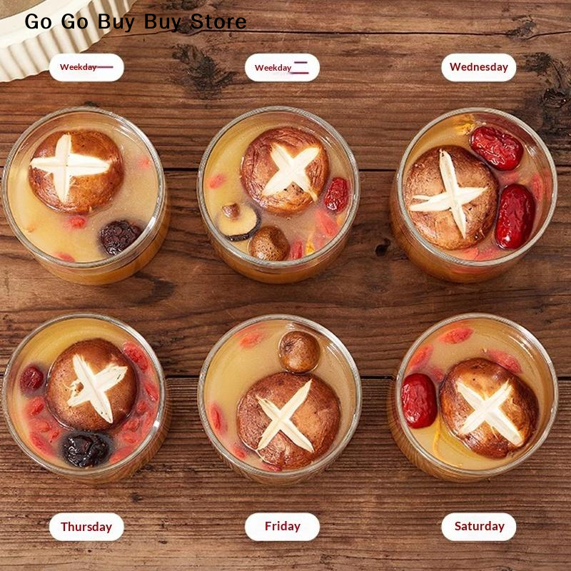 Food Storage With Glass Lids - 【ST】1Pc 240/400ML Glass Food Storage Jar