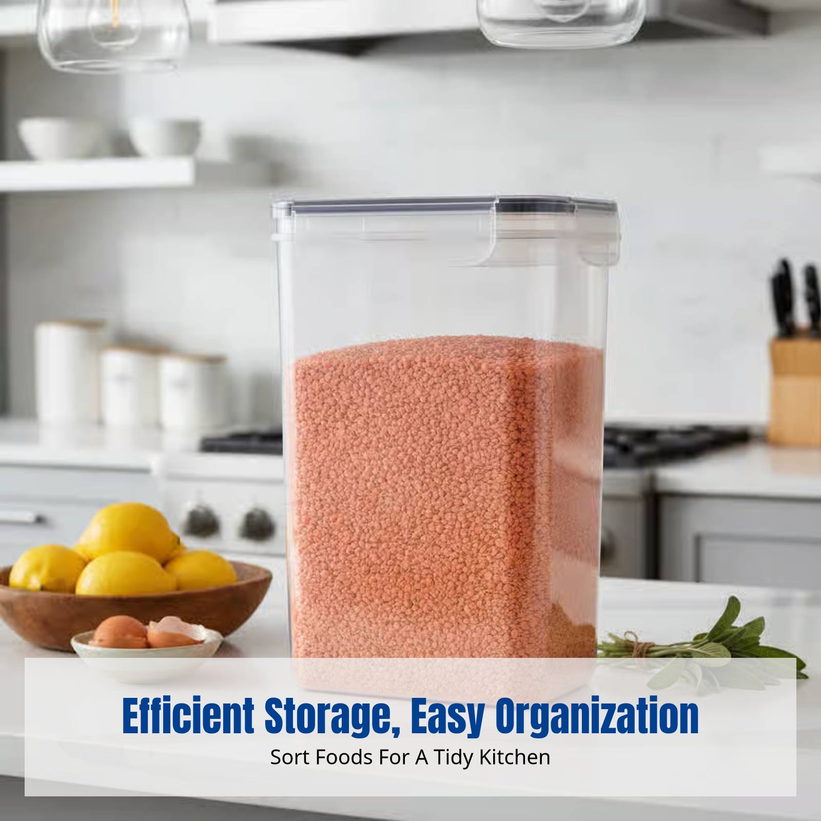 Airtight Food Storage Containe - огляд і ціна Food Storage Large Plastic Containers