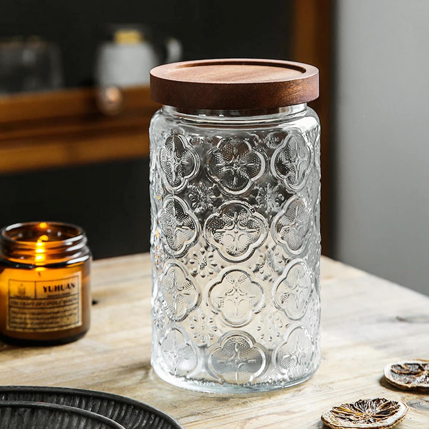 35oz/1000ml Glass Storage Jars - огляд і ціна Food Storage With Glass Lids