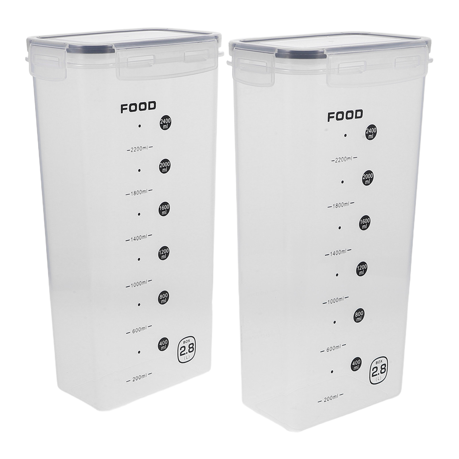 2Pcs Clear Grain Storage Box A - огляд і ціна Food Storage Boxes