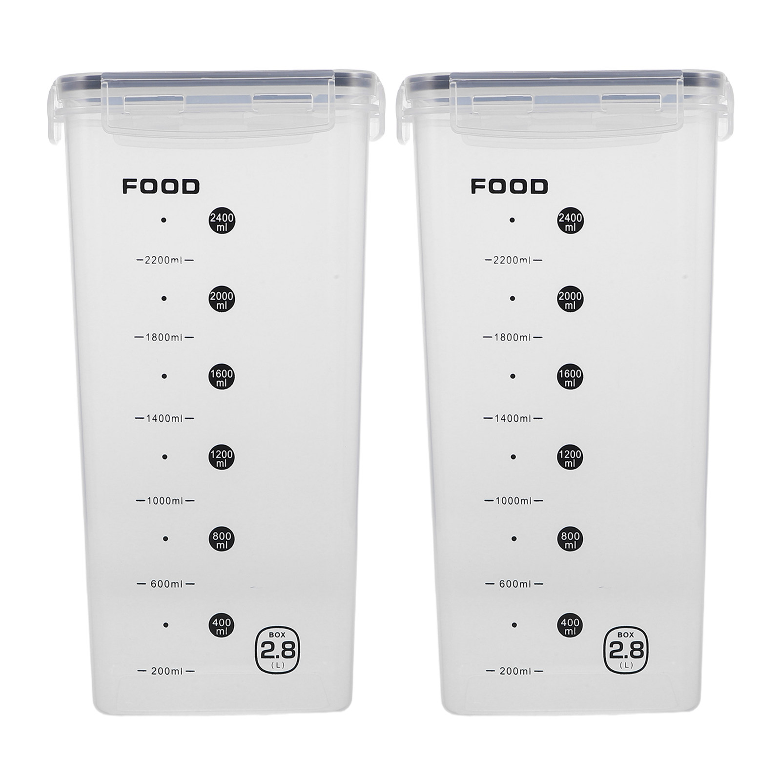 2Pcs Clear Grain Storage Box A - огляд і ціна Food Storage Boxes