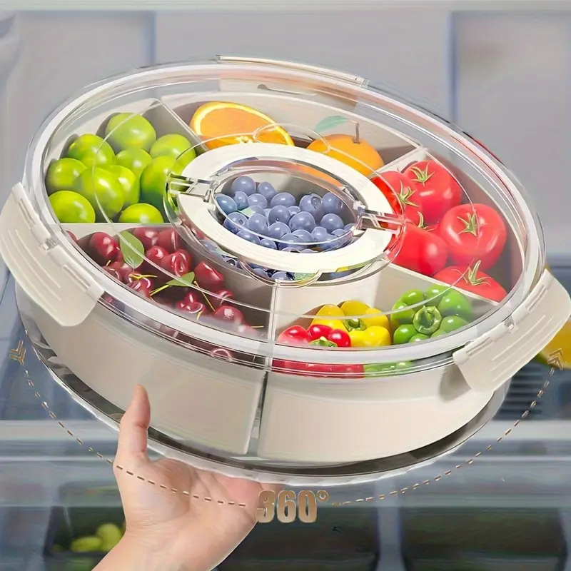 Divided Rotating Serving Tray  - огляд і ціна Food Storage Dividers