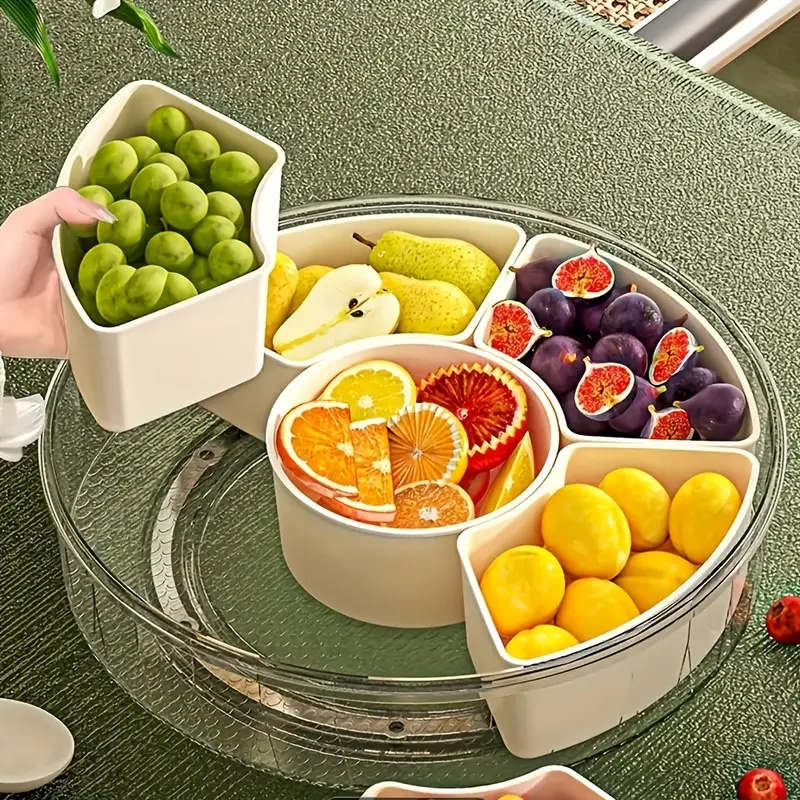 Divided Rotating Serving Tray  - огляд і ціна Food Storage Dividers
