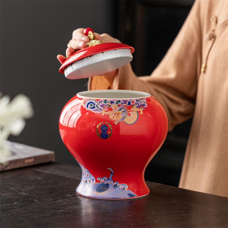 Ceramic Tea Pot Tea Caddy Porc - огляд і ціна Food Storage Tank