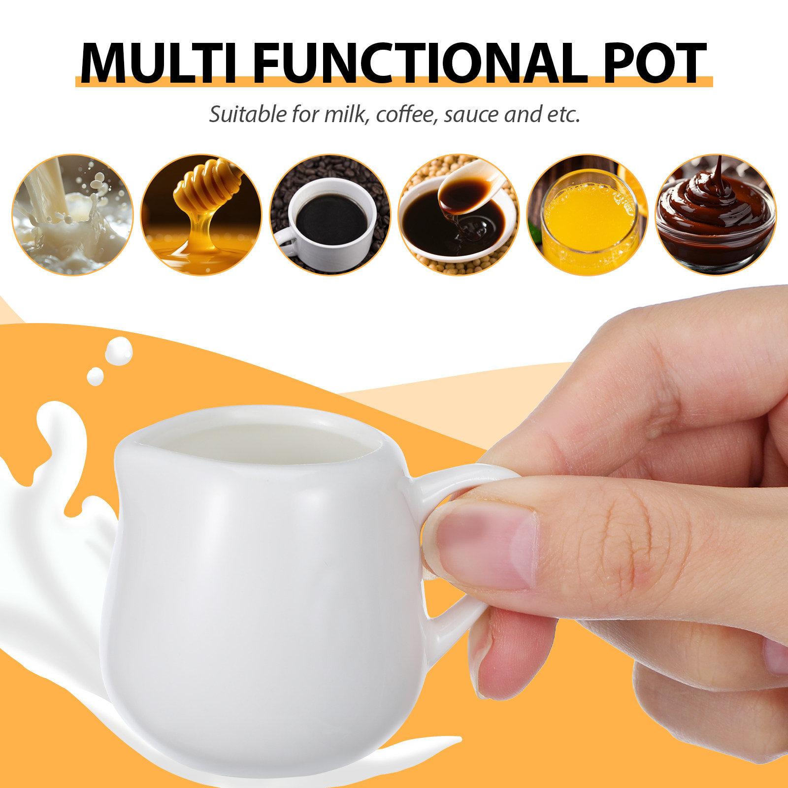 4Pcs Premium Ceramic Sauce Jug - огляд і ціна Food Storage Safe