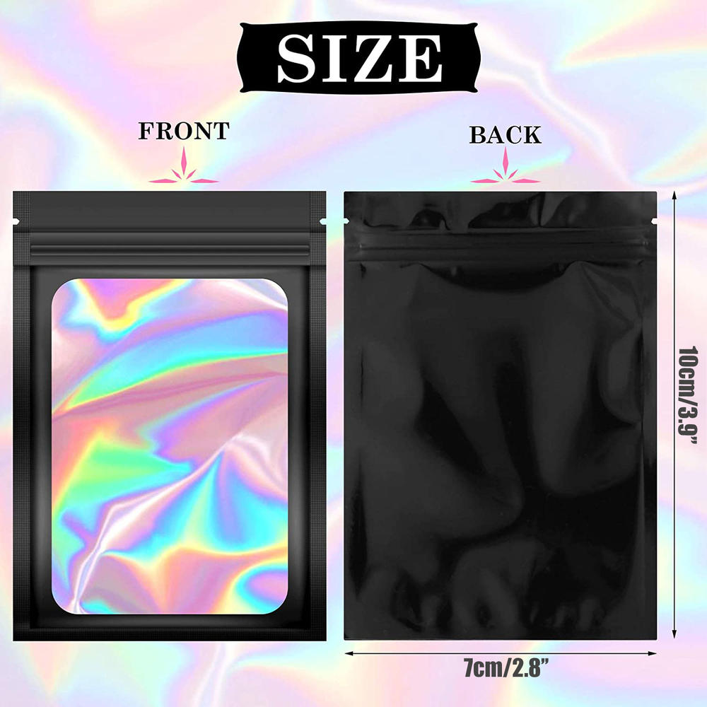 100PCS Laser Thicken Plastic A - огляд і ціна Food Storage Zip Bags