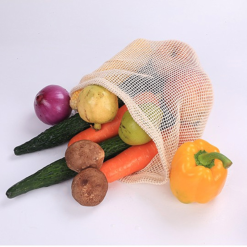 Cotton Mesh Vegetable Bags Pro - огляд і ціна Produce Bag Reusable Mesh