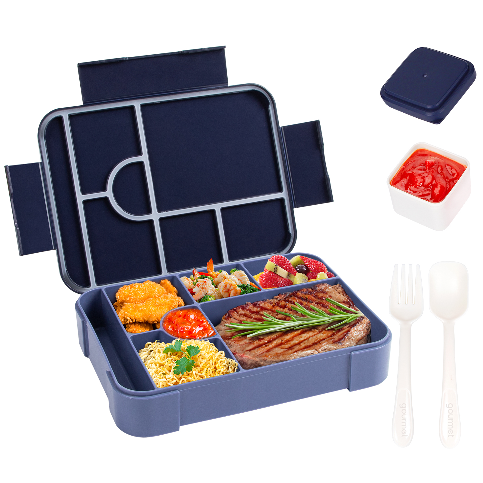 Large Capacity Bento Lunch Box - огляд і ціна Food Storage Dividers