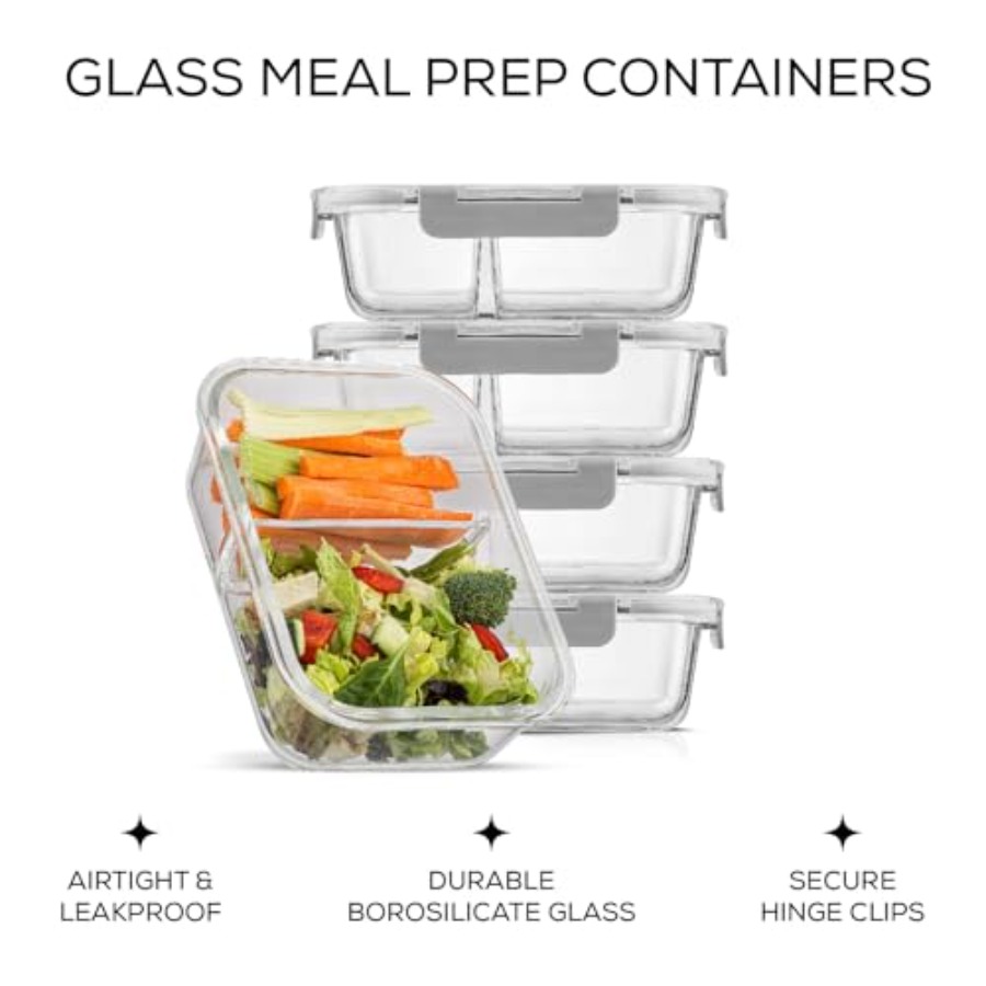 Divided Food Storage Container - огляд і ціна Food Storage Dividers