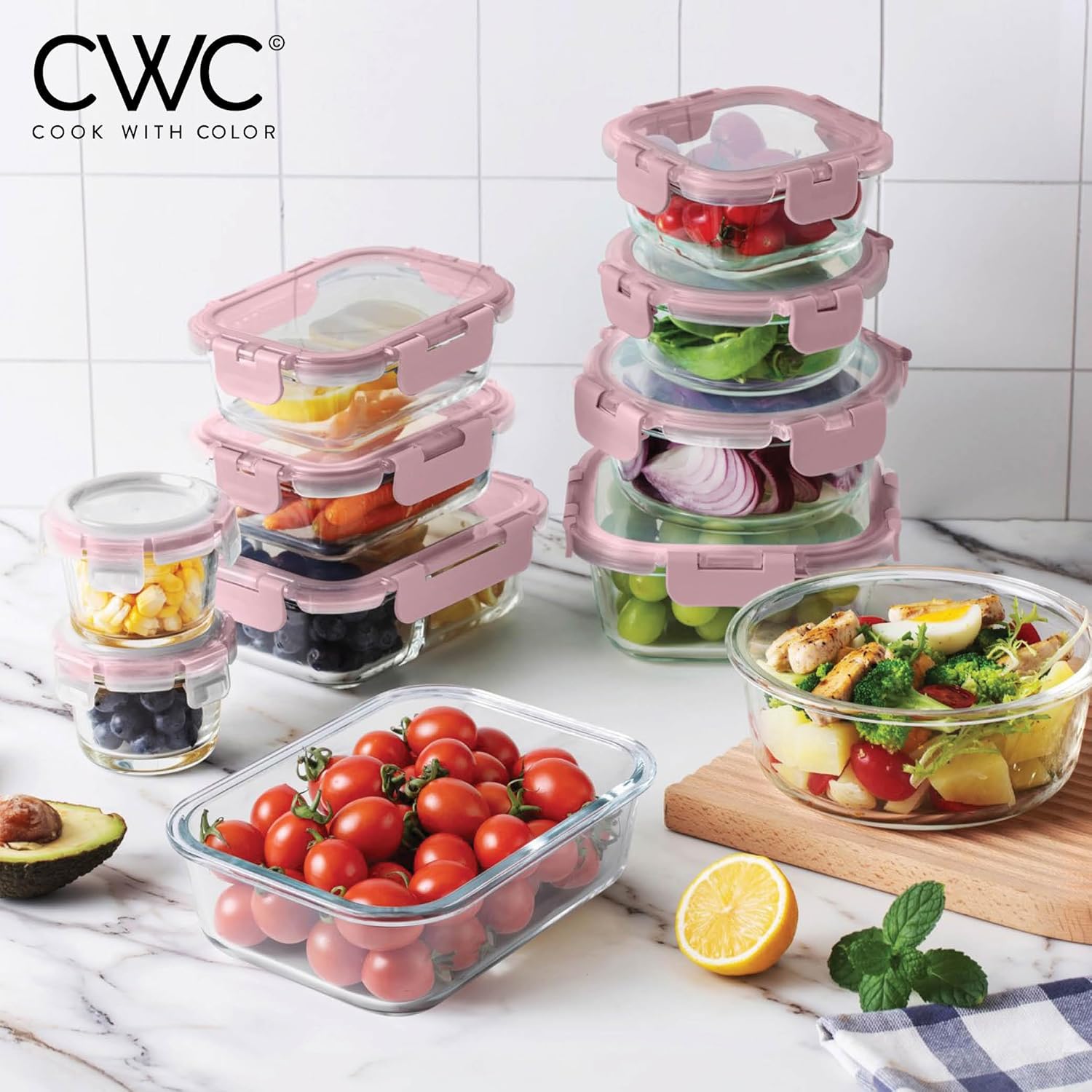 32-Pc Borosilicate Glass Food  - огляд і ціна Storage Food Prep