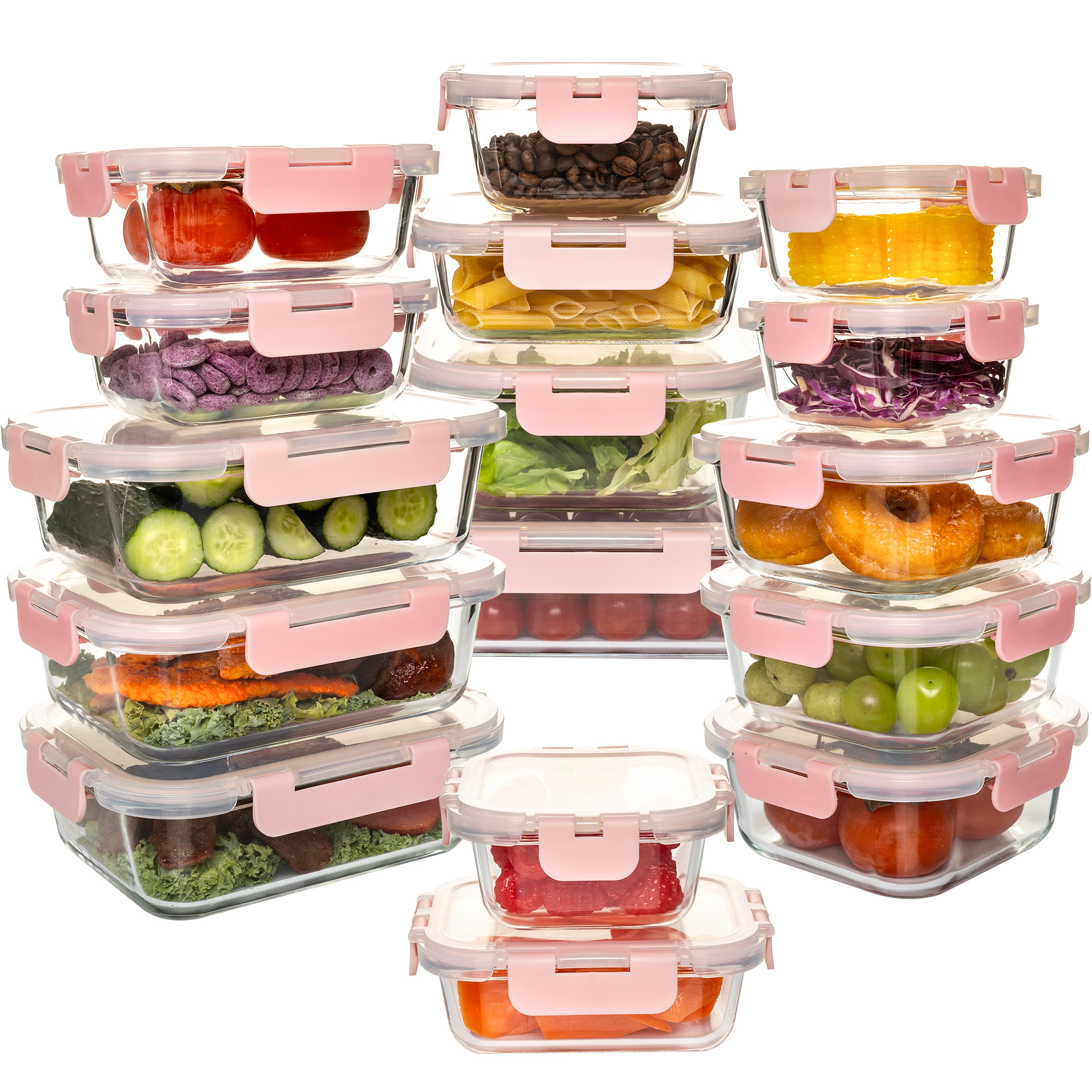 16-Piece Glass Food Storage Co - огляд і ціна Food Storage Equipment