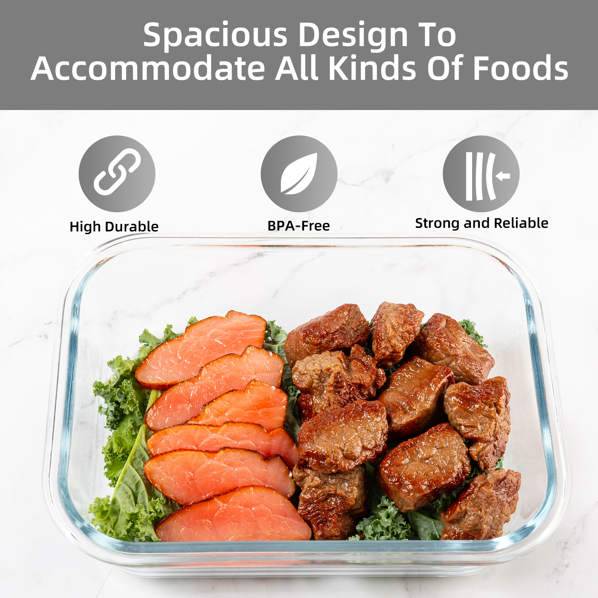 16-Piece Glass Food Storage Co - огляд і ціна Food Storage Equipment
