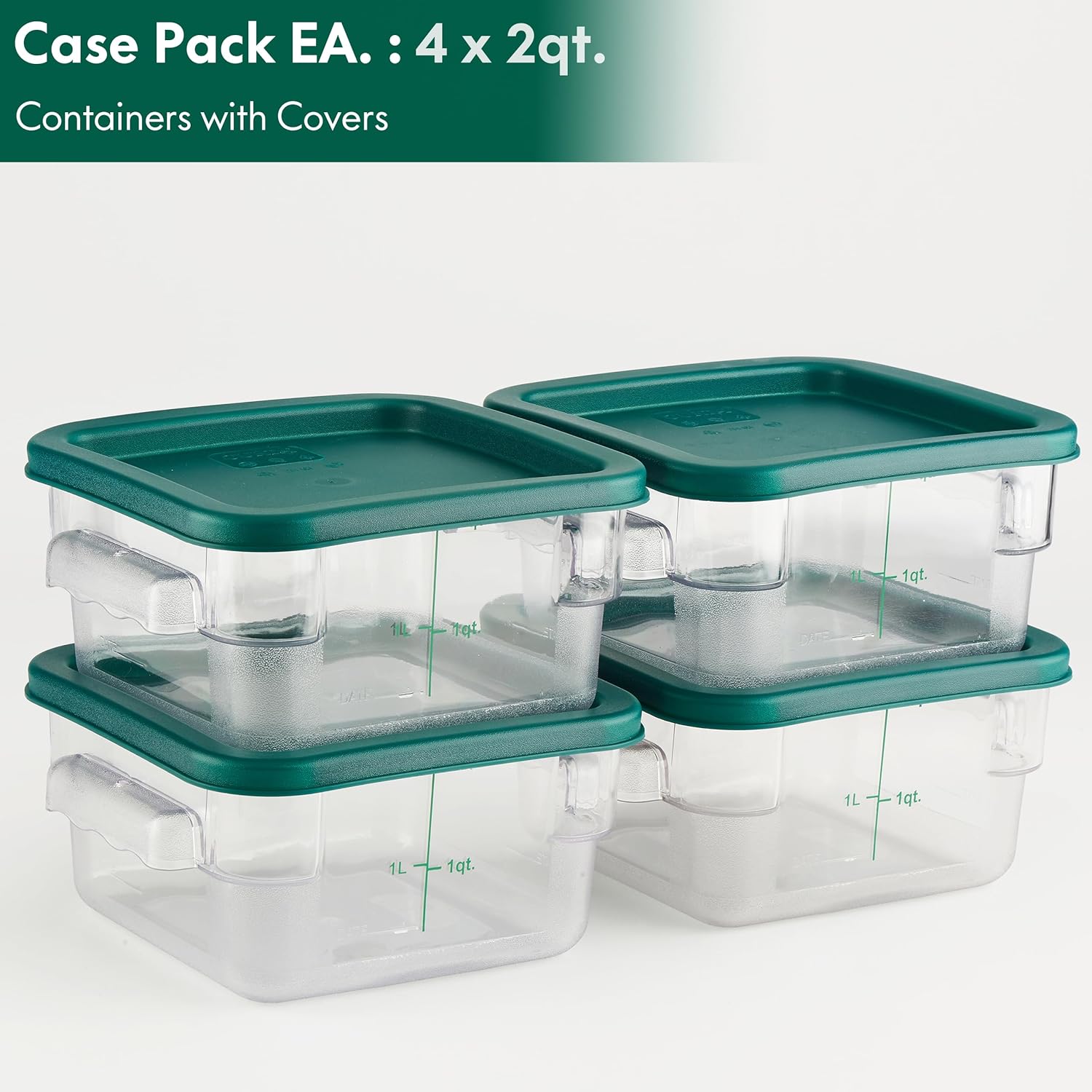 4 Pack Food Storage Container  - огляд і ціна Food Storage Square Containers