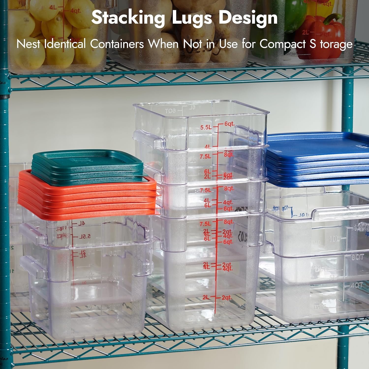 4 Pack Food Storage Container  - огляд і ціна Food Storage Square Containers