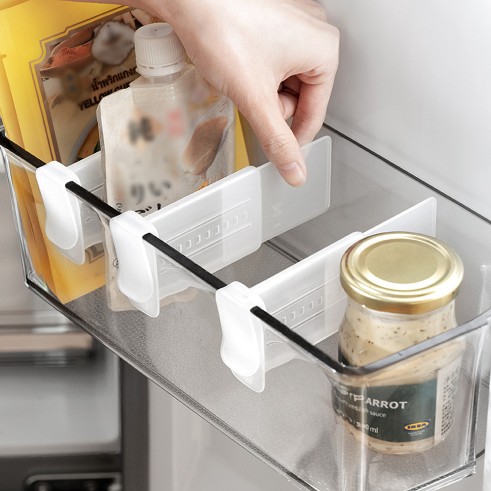 4/8-Pack Transparent Refrigera - огляд і ціна Food Storage With Dividers