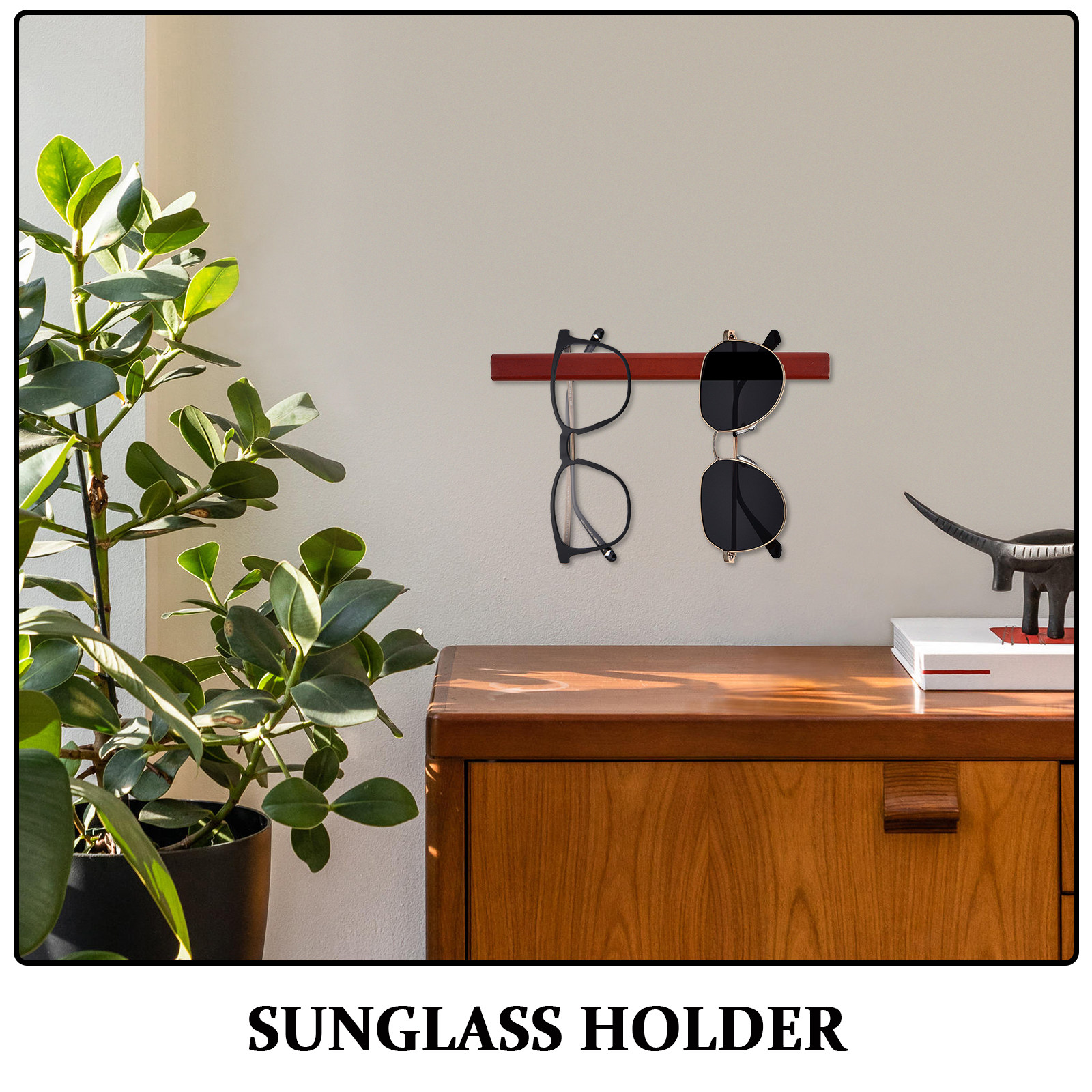 Wall Mounted Wooden Sunglasses - огляд і ціна Food Storage Food Safety