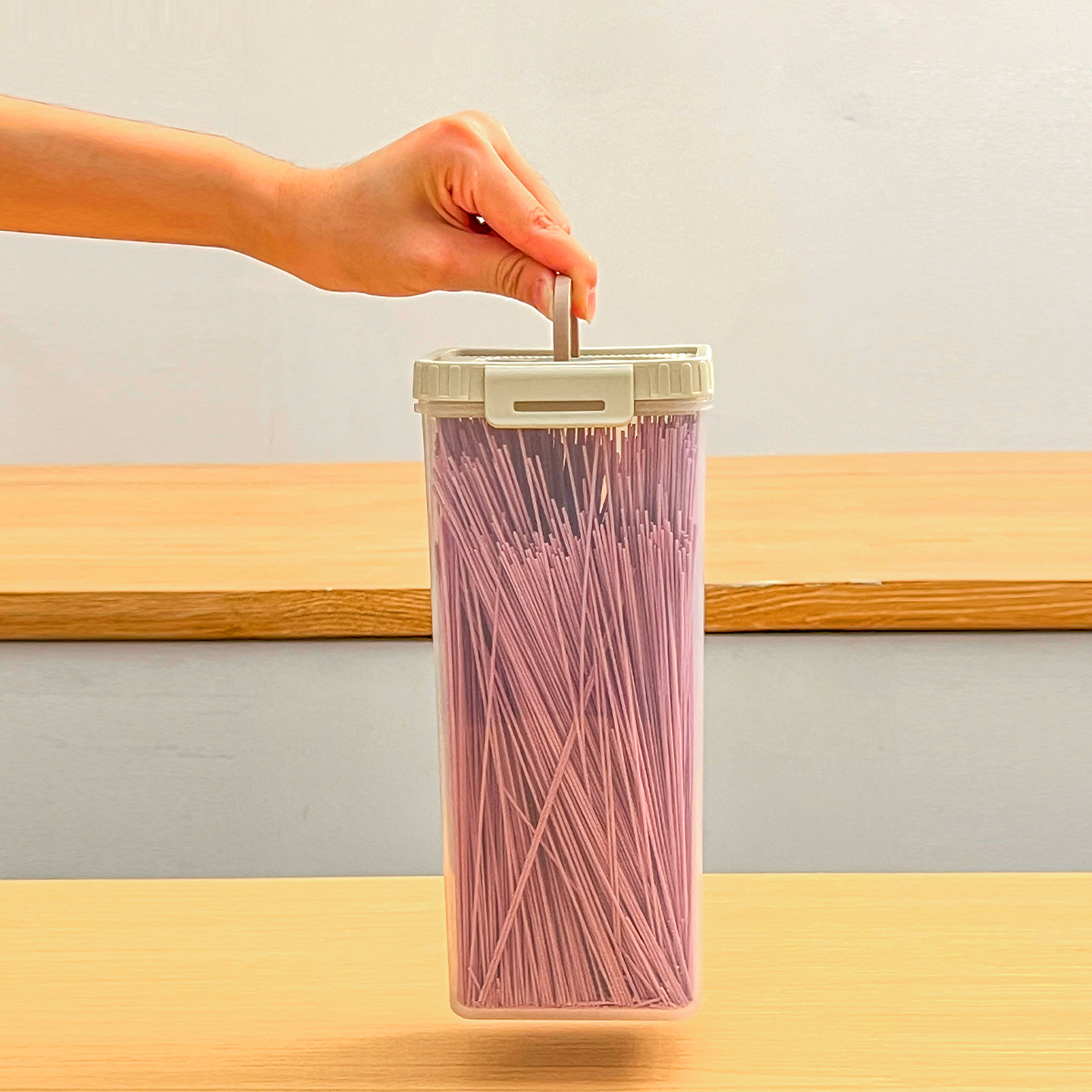 Noodles Sealed Storage Box Wit - огляд і ціна Food Storage Box Plastic