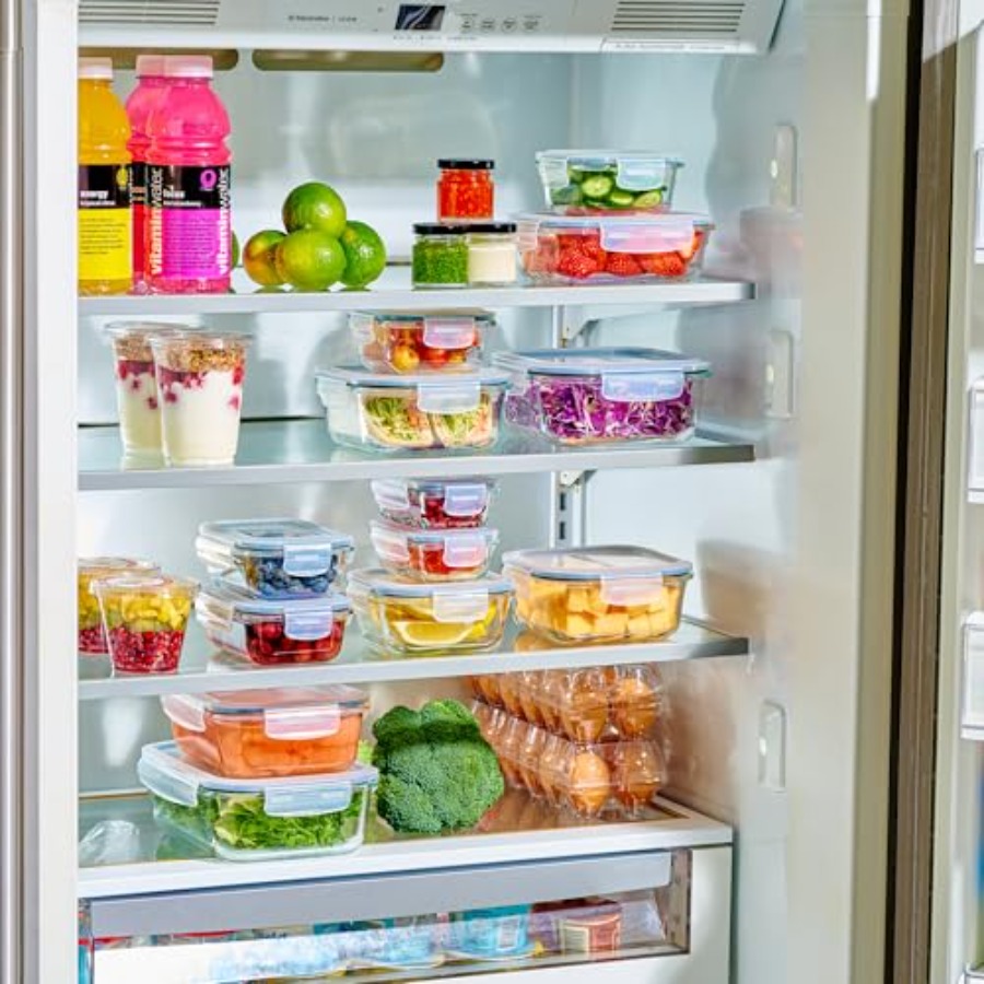 40pc Set Glass Food Storage Co - огляд і ціна Storage Food Prep