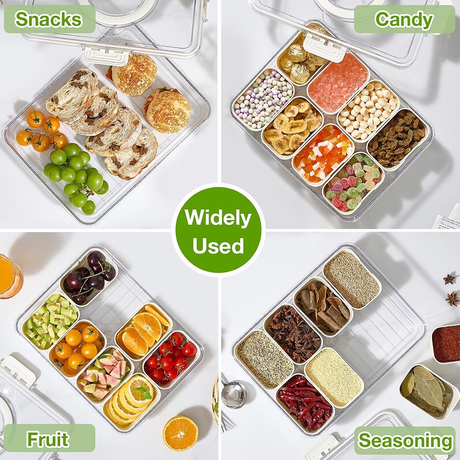 4/8Grid Snack Box Container Po - огляд і ціна Food Storage Dividers