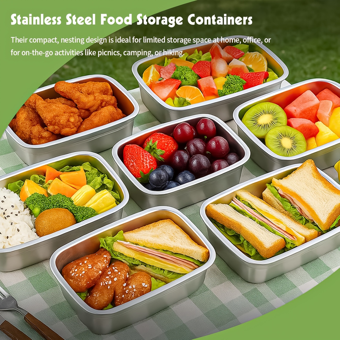 10-Piece Stainless Steel Food  - огляд і ціна Food Storage Safe