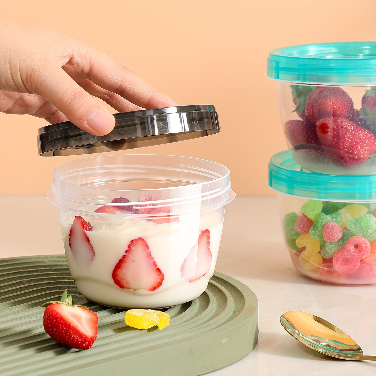 2 Transparent Sealed Food Stor - огляд і ціна Food Storage Box Plastic