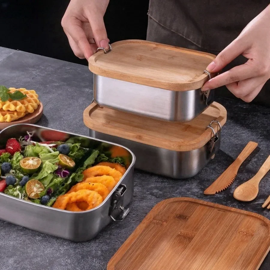 New 304 stainless steel bamboo - огляд і ціна Food Storage Equipment