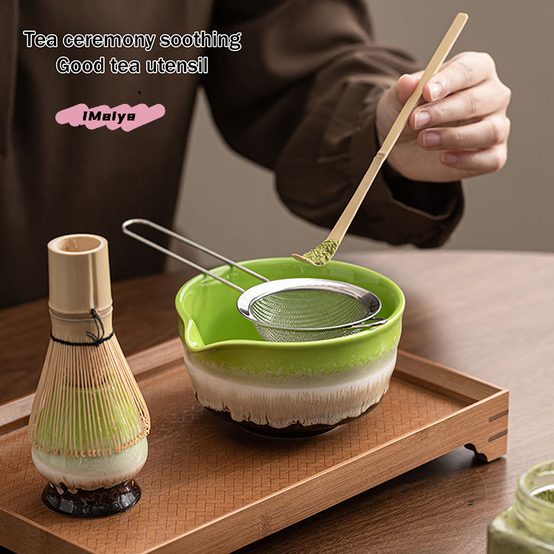5Pcs Japanese Matcha Tea Set w - огляд і ціна Food Storage With Scoop