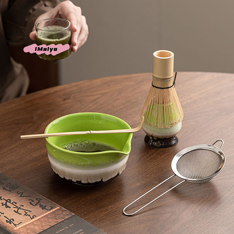 5Pcs Japanese Matcha Tea Set w - огляд і ціна Food Storage With Scoop