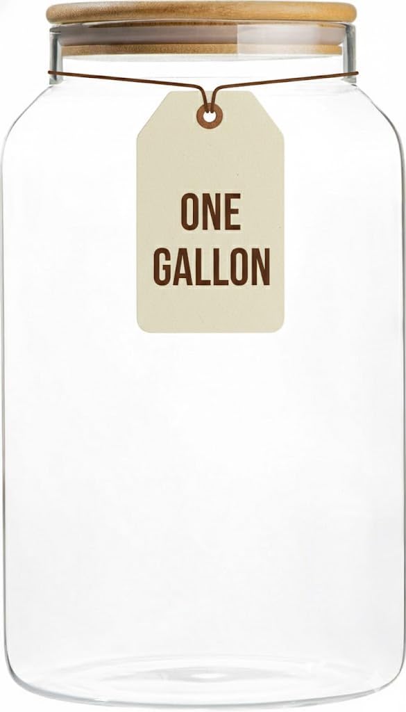 1 Gallon Glass Large Jar with  - огляд і ціна Food Storage With Glass Lids