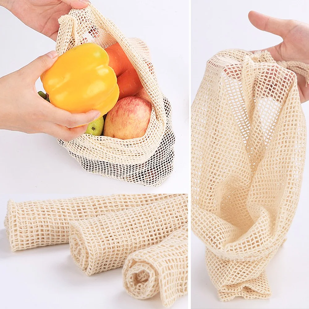 3 6 10pcs Reusable Produce Bag - огляд і ціна Produce Bag Reusable Mesh
