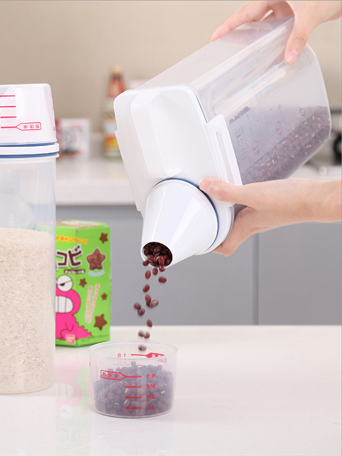 Large Capacity Plastic Rice Bu - огляд і ціна Food Storage Large Plastic Containers