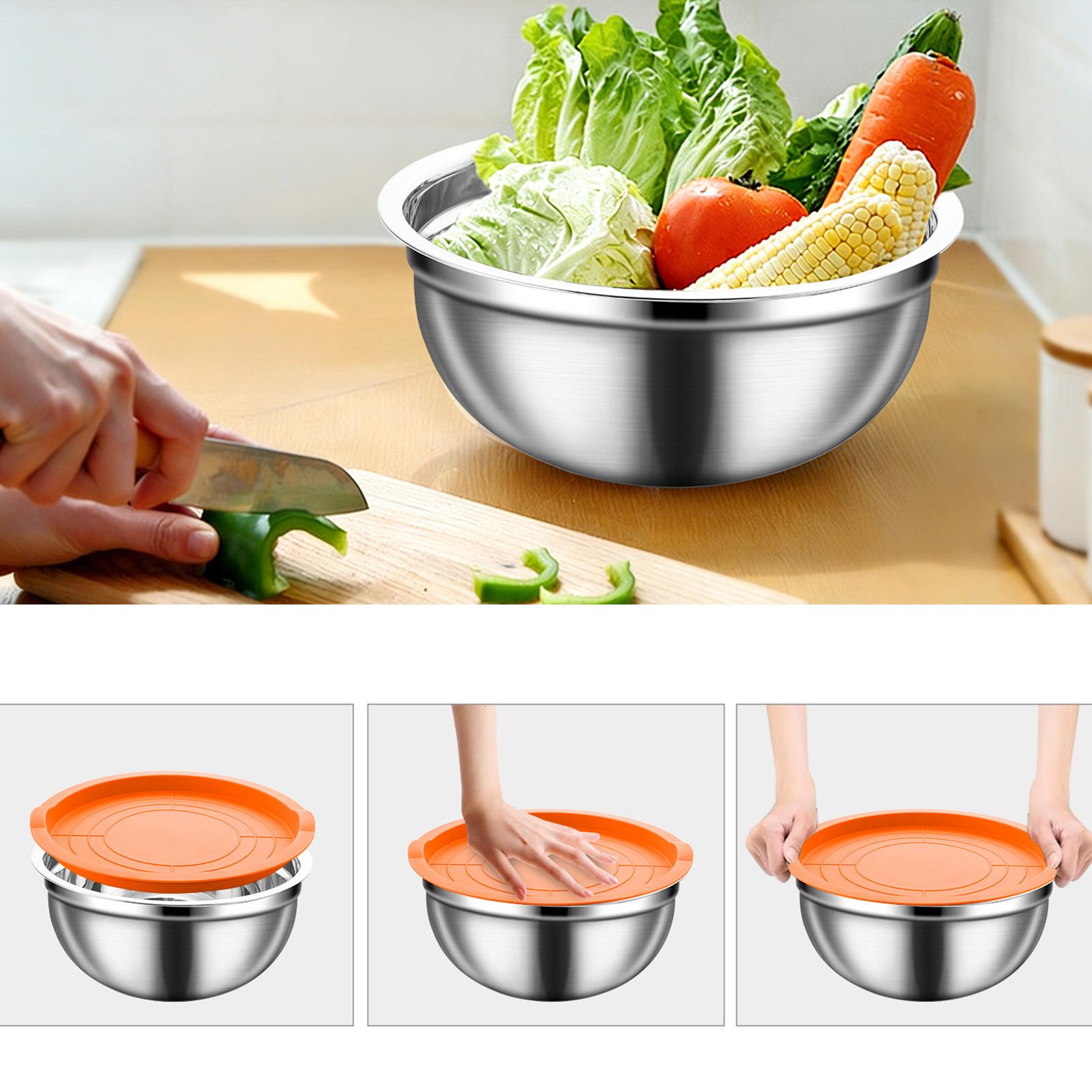 Steel Mixing Bowls Nesting Rou - огляд і ціна Food Storage Safe