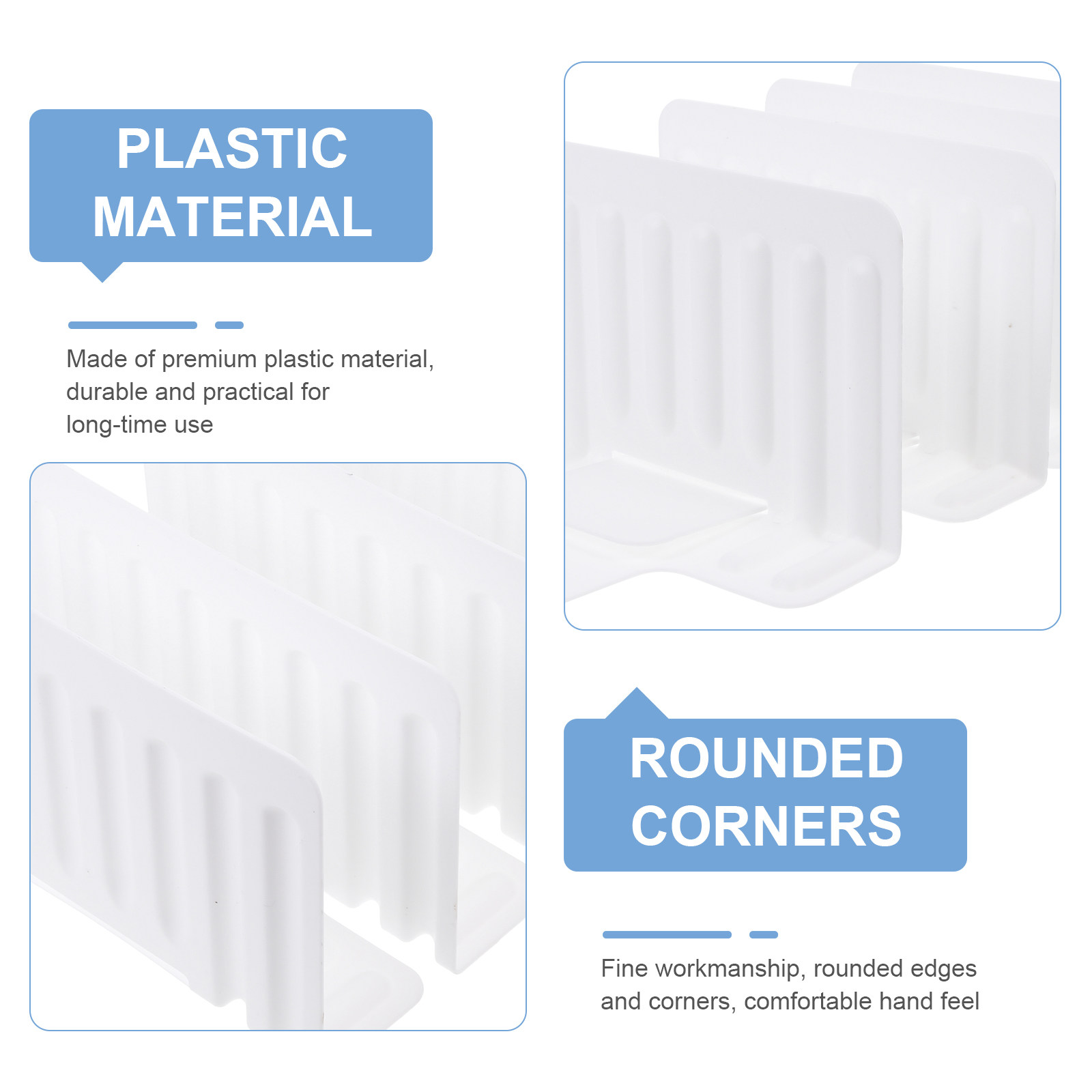 4Pcs Plastic Drawer Dividers S - огляд і ціна Food Storage Dividers