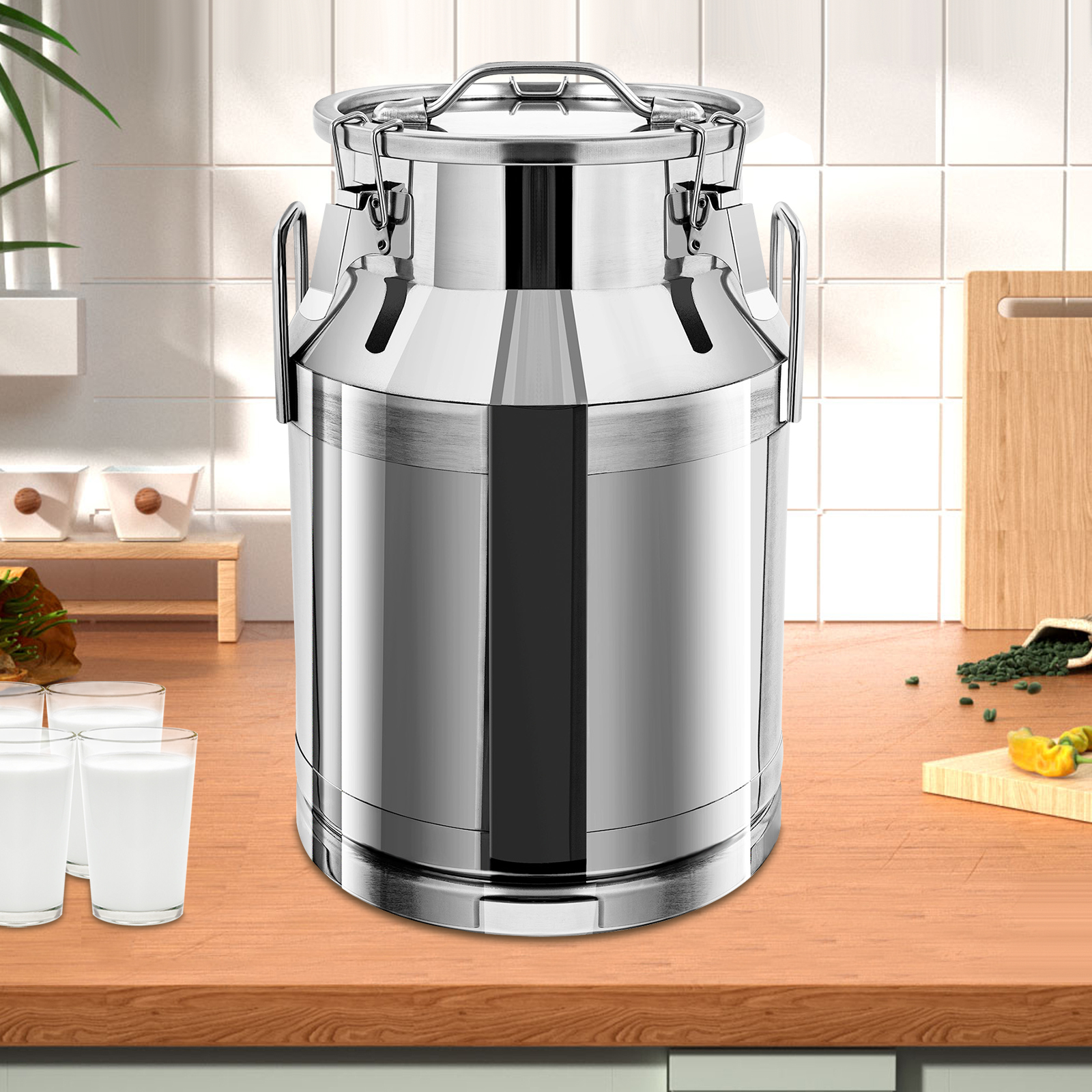 3L Milk Can Stainless Steel Fo - огляд і ціна Food Storage Tank
