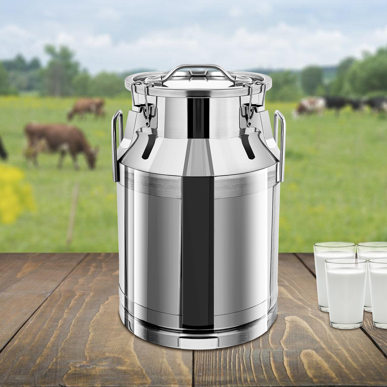 3L Milk Can Stainless Steel Fo - огляд і ціна Food Storage Tank