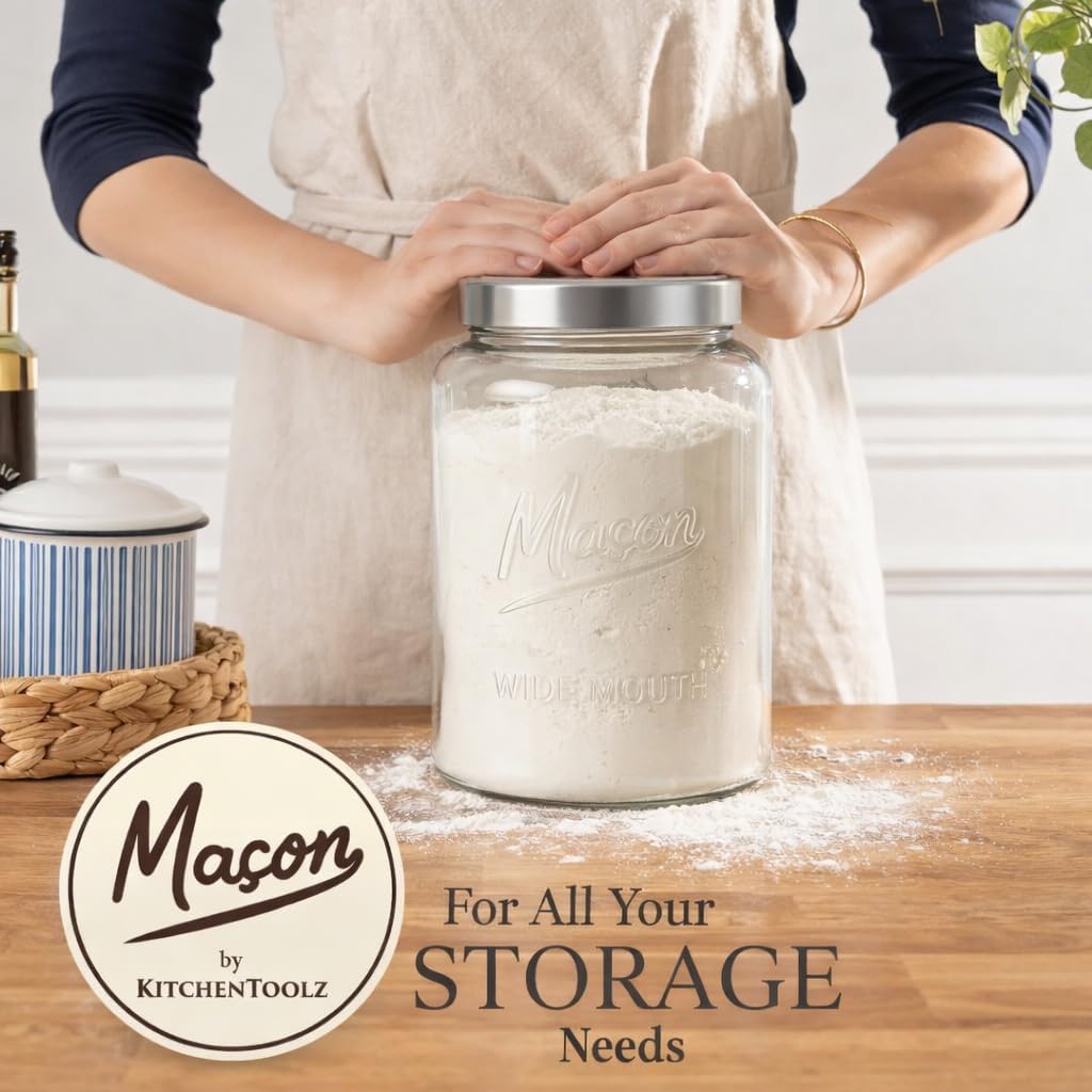 Extra Large    Jar - 1 Gallon  - огляд і ціна Food Storage With Glass Lids