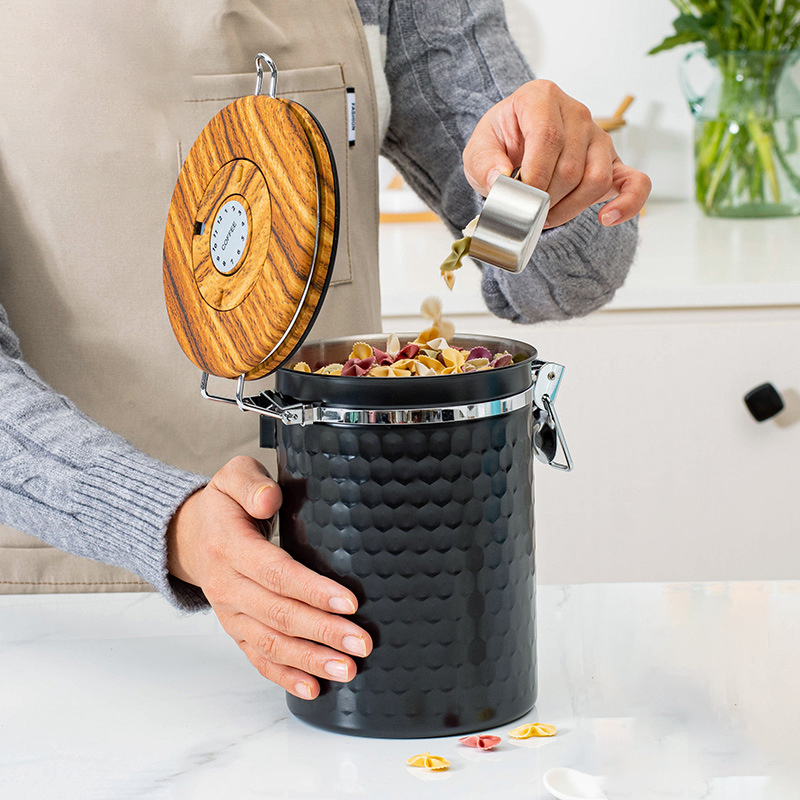 Kitchen Stainless Steel Coffee - огляд і ціна Food Storage With Scoop