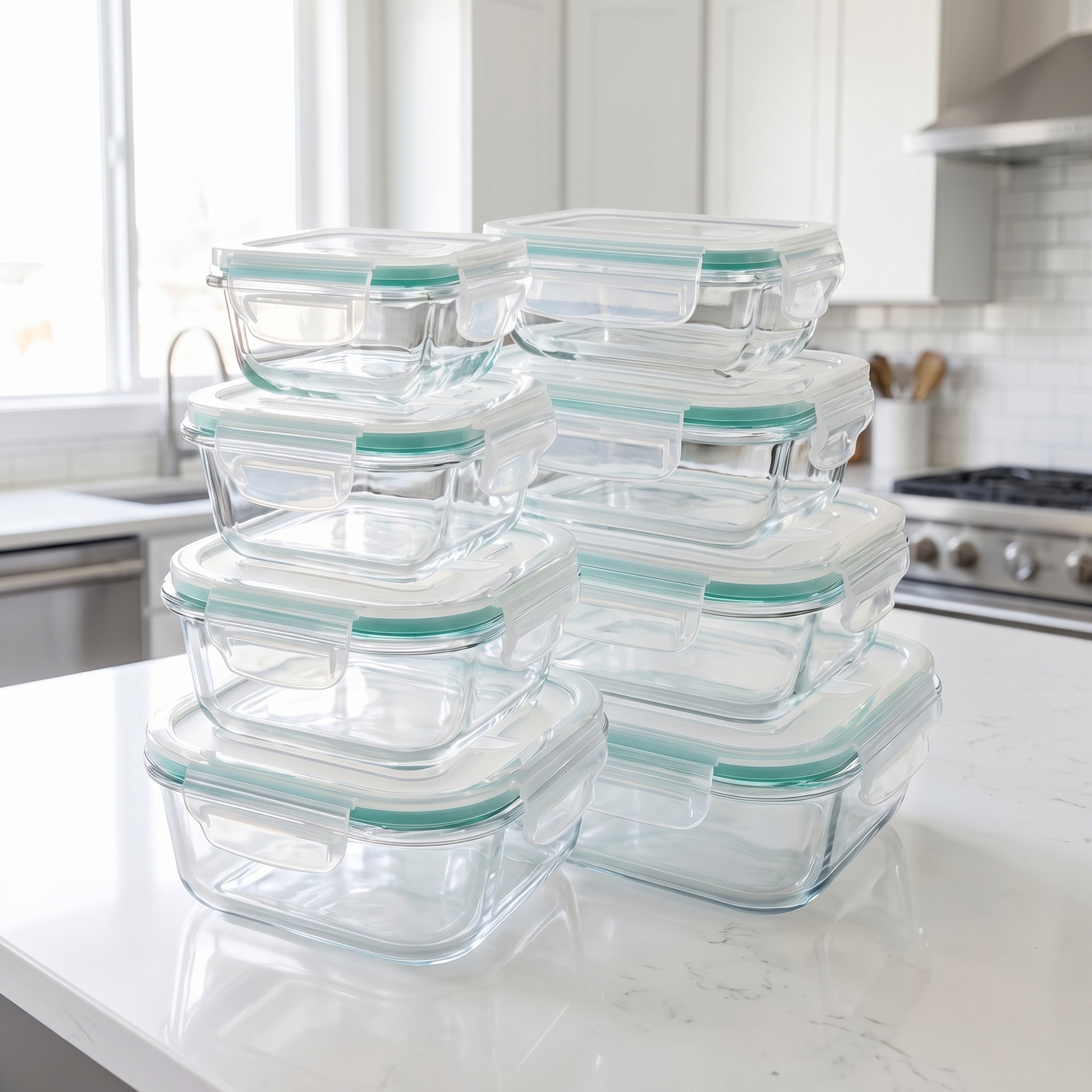 A set of 8 food storage contai - огляд і ціна Food Storage Boxes