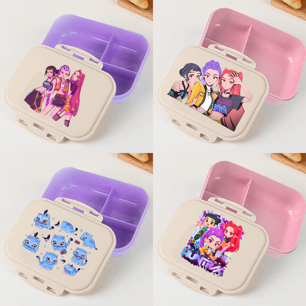 KPop Demon Hunters Lunch Box A - огляд і ціна Food Storage Large Plastic Containers