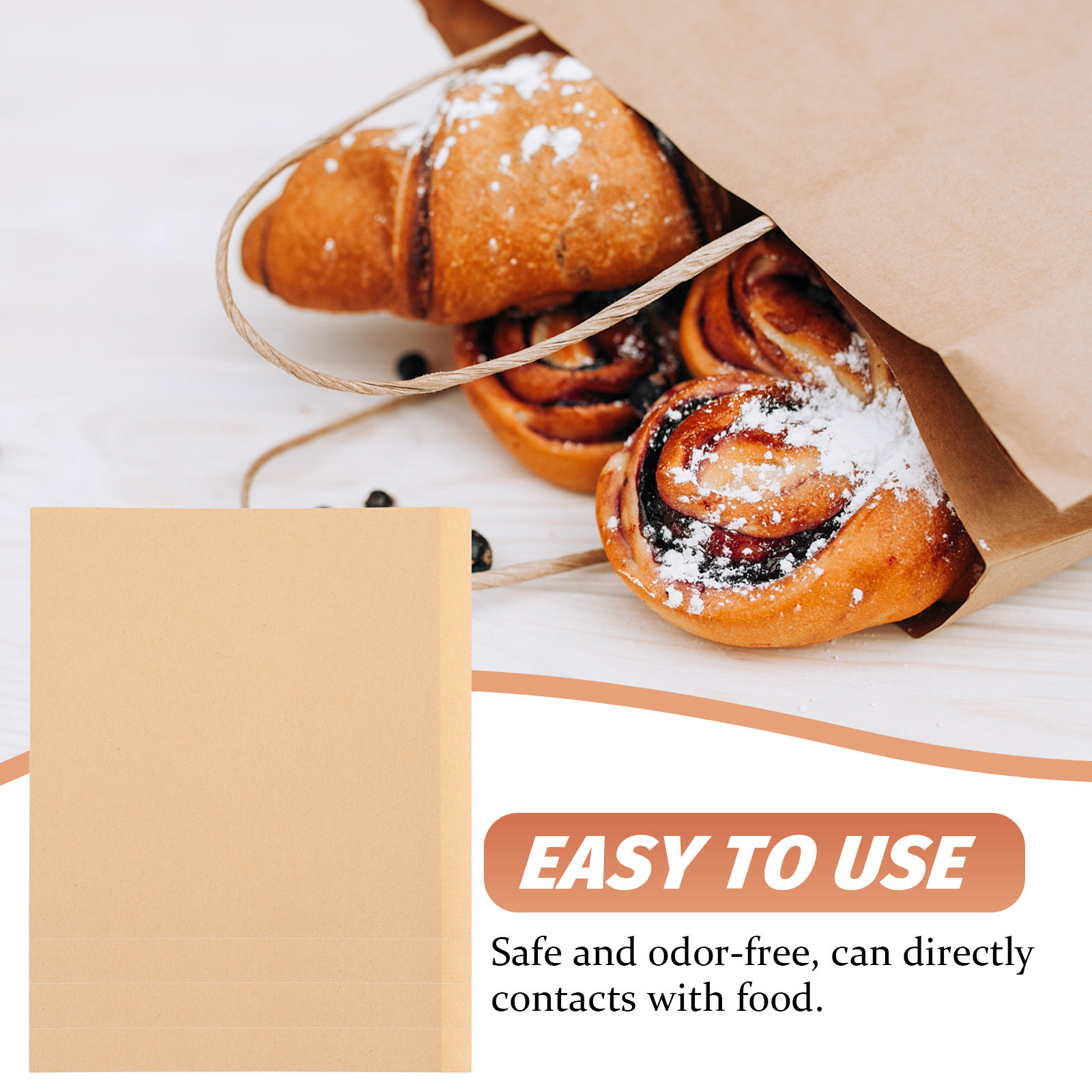 200Pcs Premium Food Safe Kraft - огляд і ціна Food Storage Safe