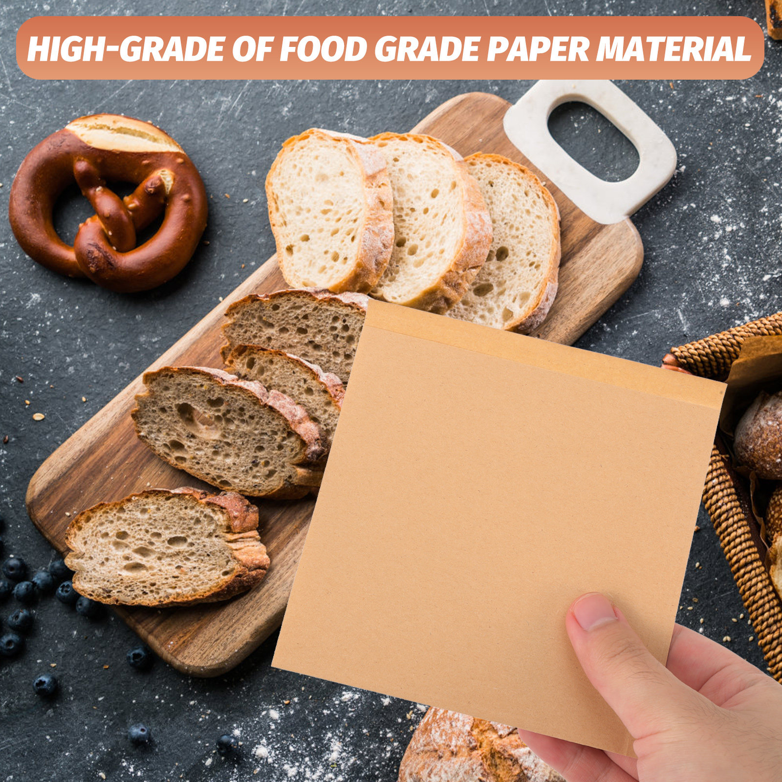 200Pcs Premium Food Safe Kraft - огляд і ціна Food Storage Safe