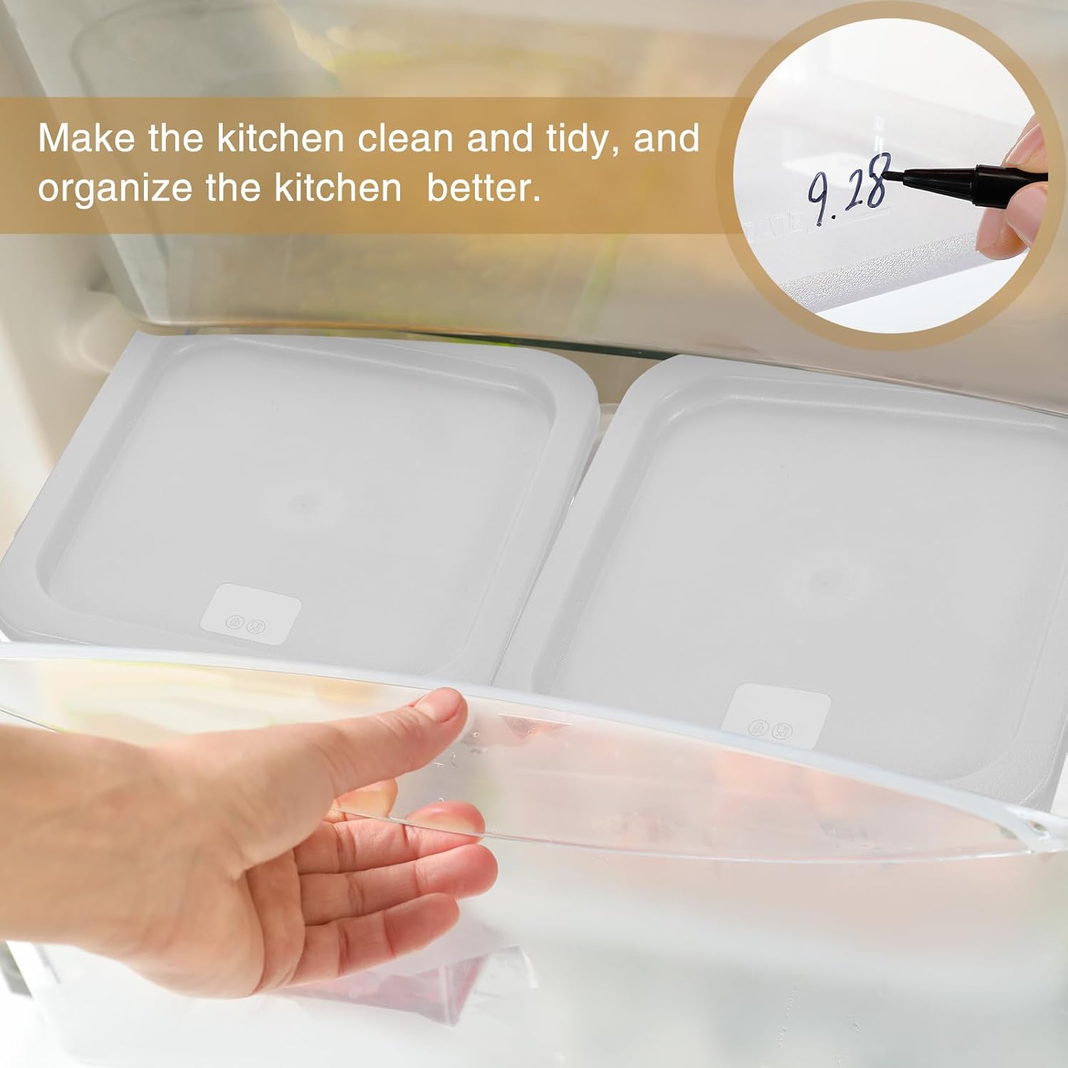 2 Pieces Square Food Storage C - огляд і ціна Food Storage Square Containers