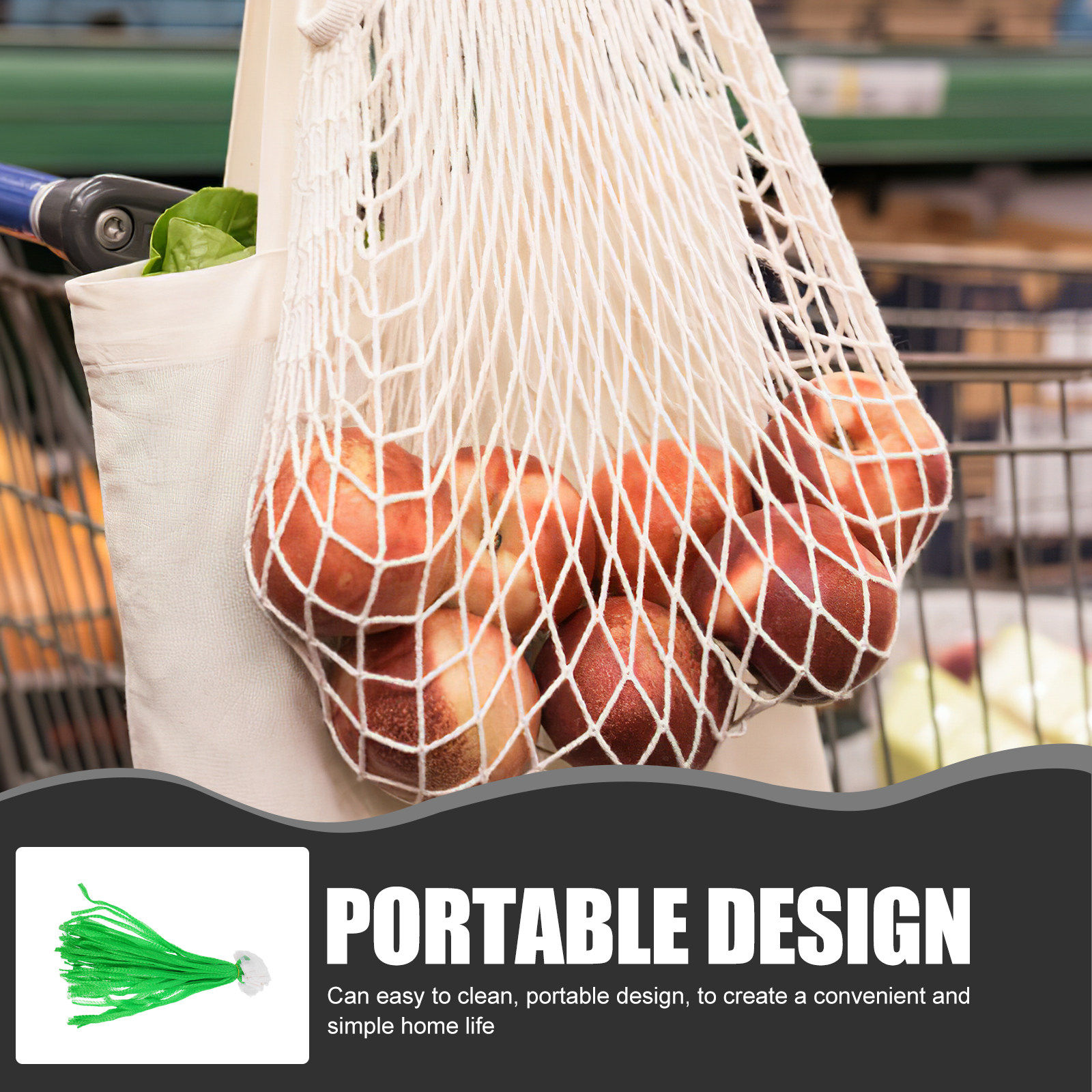 100Pcs Vegetable Mesh Bags Reu - огляд і ціна Produce Bag Reusable Mesh