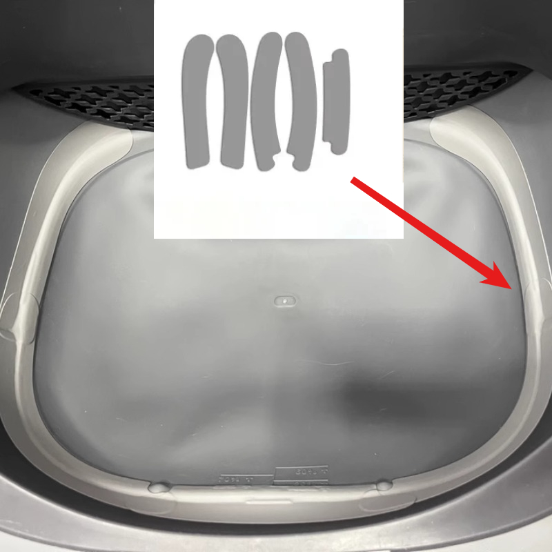Cat Litter Box Leak Proof Adhe - огляд і ціна Food Storage With Scoop